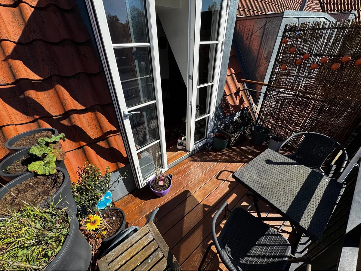 57 m² andel med altan i Gentofte – byttes til København