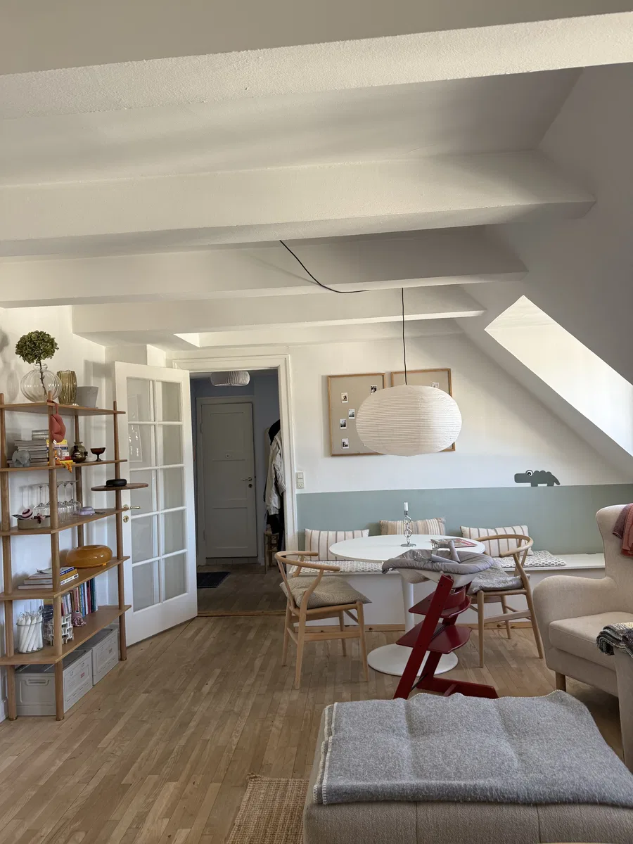 62m2 lys lejlighed på indre Østerbro - ønsker bytte til større andelslejlighed. SÆLGER IKKE.