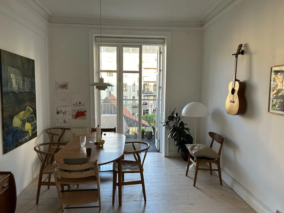 3,5 v i rolig baggård på Frederiksberg