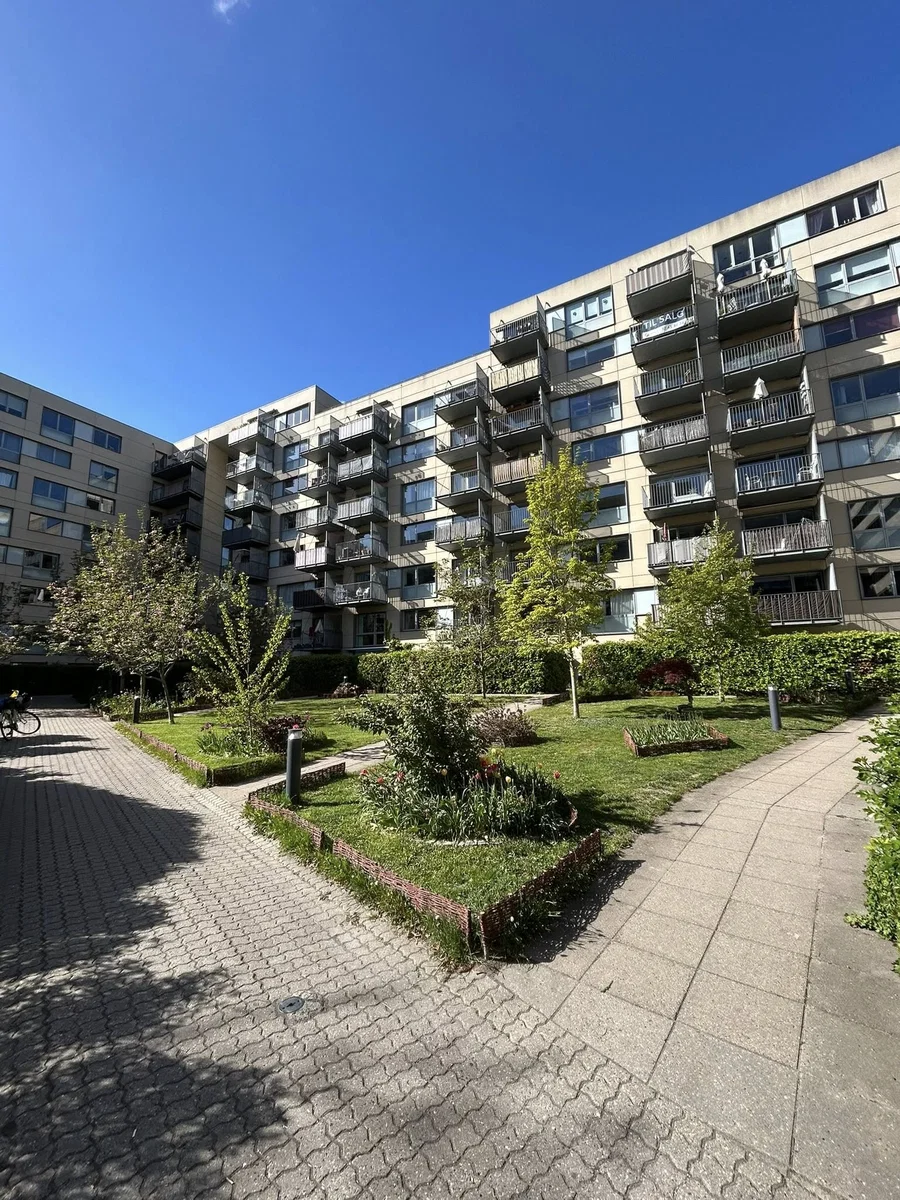 3V andelsbolig, 90 m², Ørestad – altan og elevator