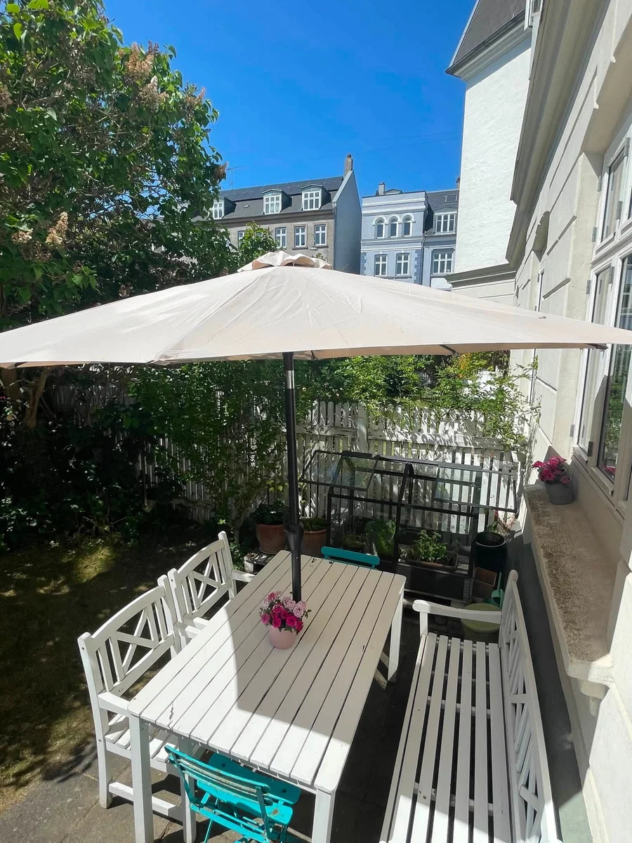 60 m2 bytte-andel med 33 m2 privat have på Østerbro