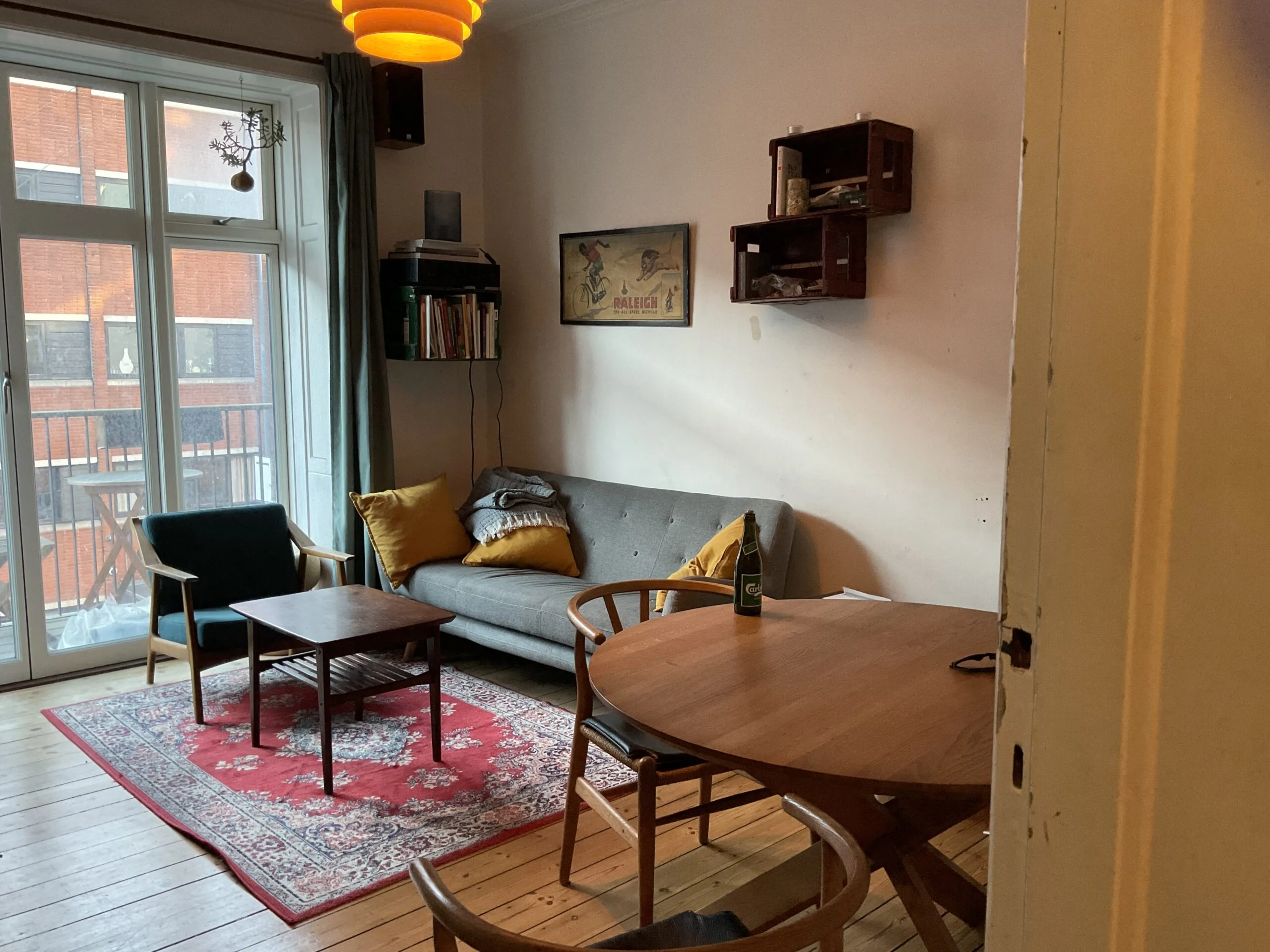 Mindre Andelsbolig på Nørrebro med altan