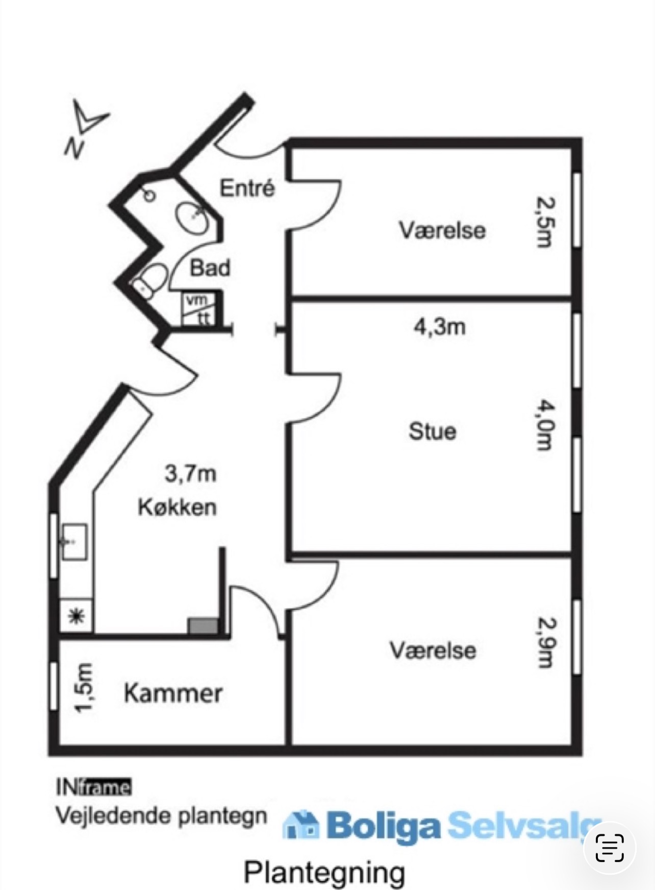 3V midt på Vesterbro