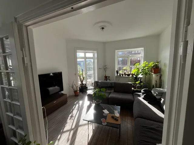 Sydvendt 4 værelses hjørnelejlighed på Nørrebro
