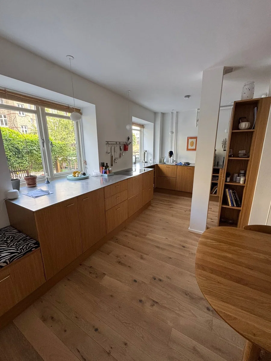 120 kvm andelslejlighed på Vesterbro – overtagelse 1/9