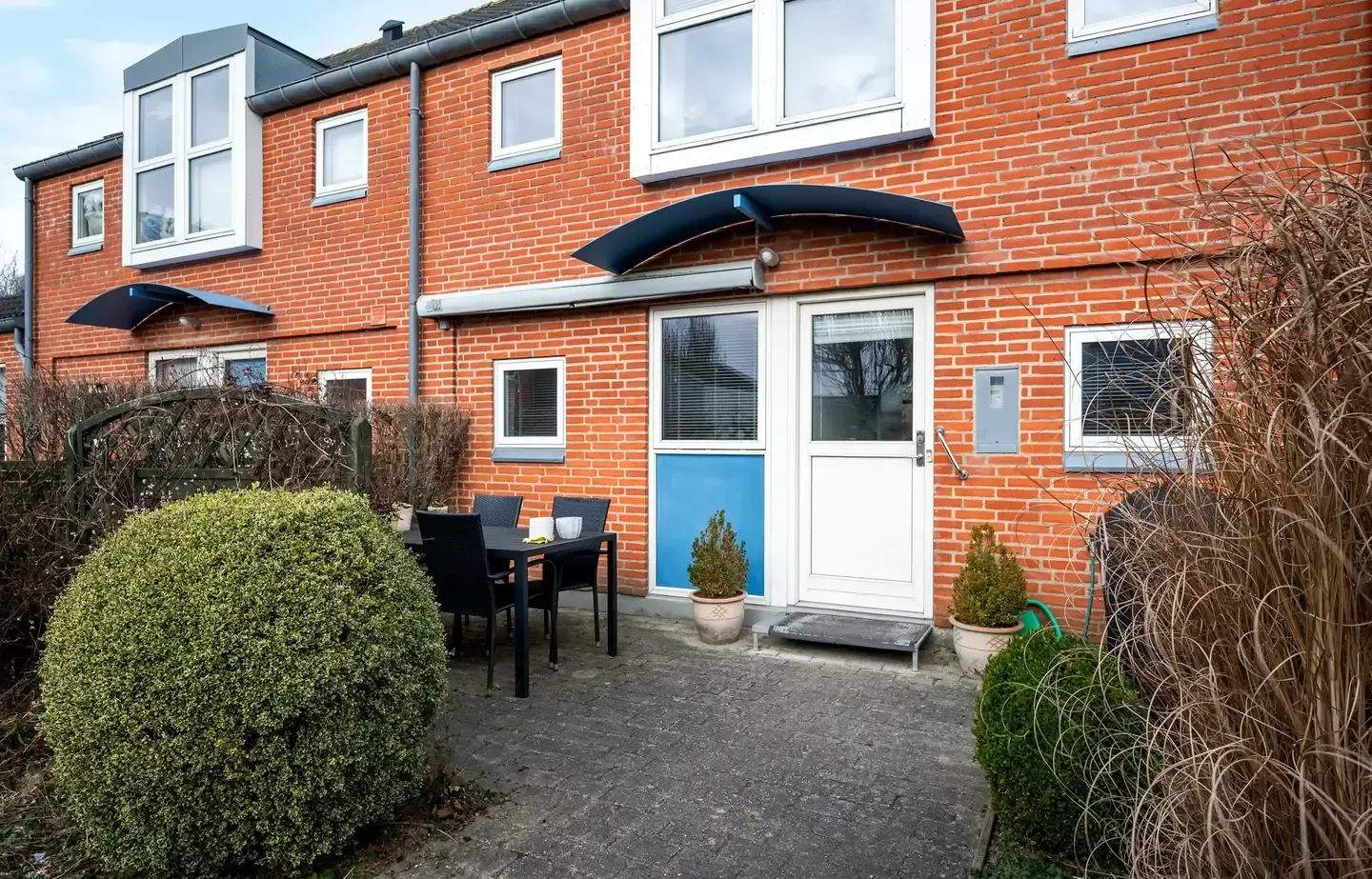 Funktionelt andelsrækkehus med hyggelig have i Harlev