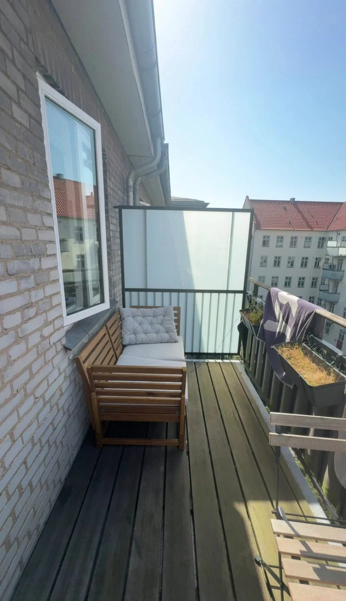 Bytte: 2V andel med altan på Amager, 60 m²