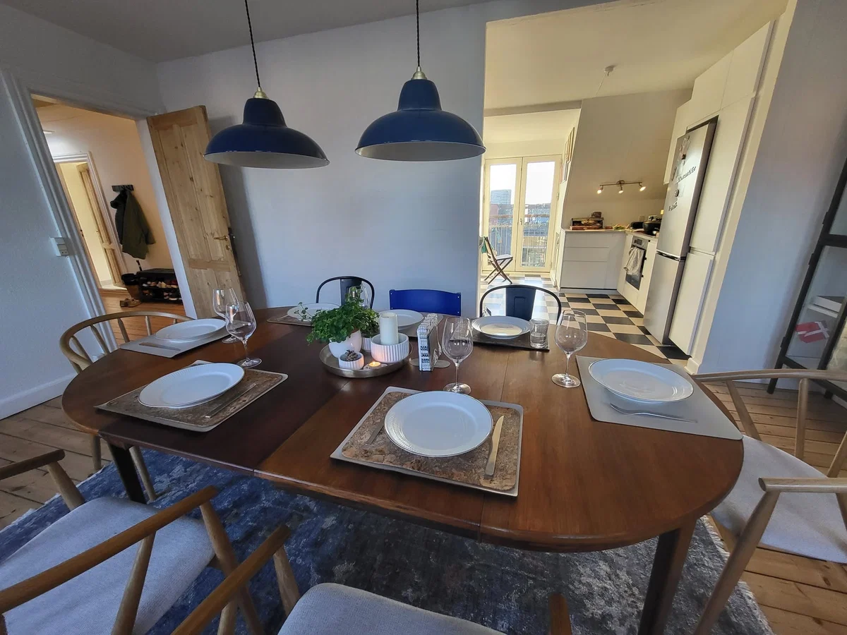 Bytte: 172 m² andelslejlighed på Amagerbro, 6 værelser
