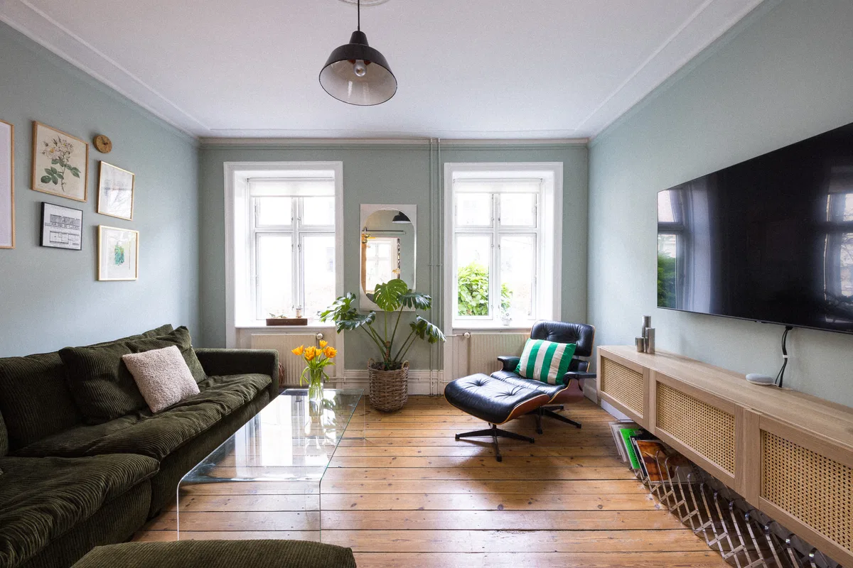 Charmerende 3V lejlighed med adgang til have