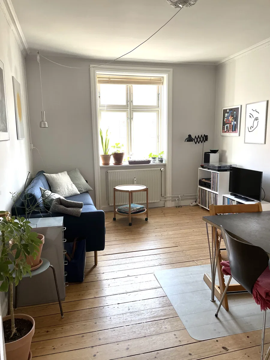 Lys og billig 3. vær. andel centralt på Nørrebro byttes til større