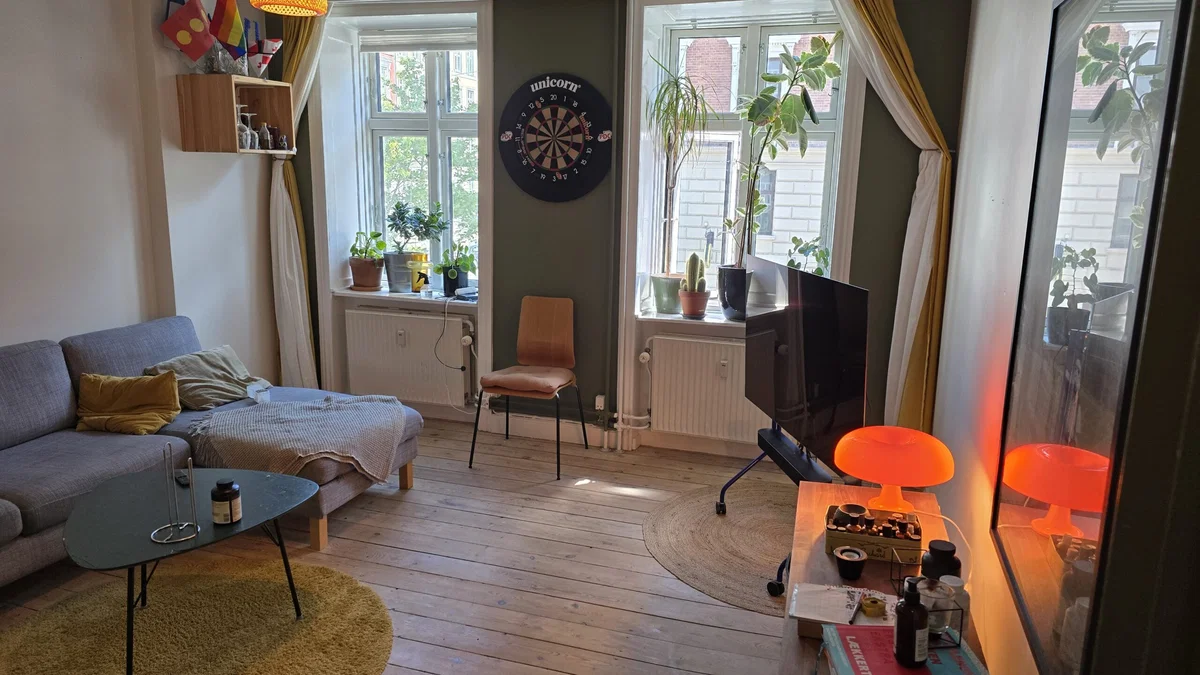 2 små til 1 stor! 2V, 52m² og ekstrem lav boligafgift på Frederiksberg