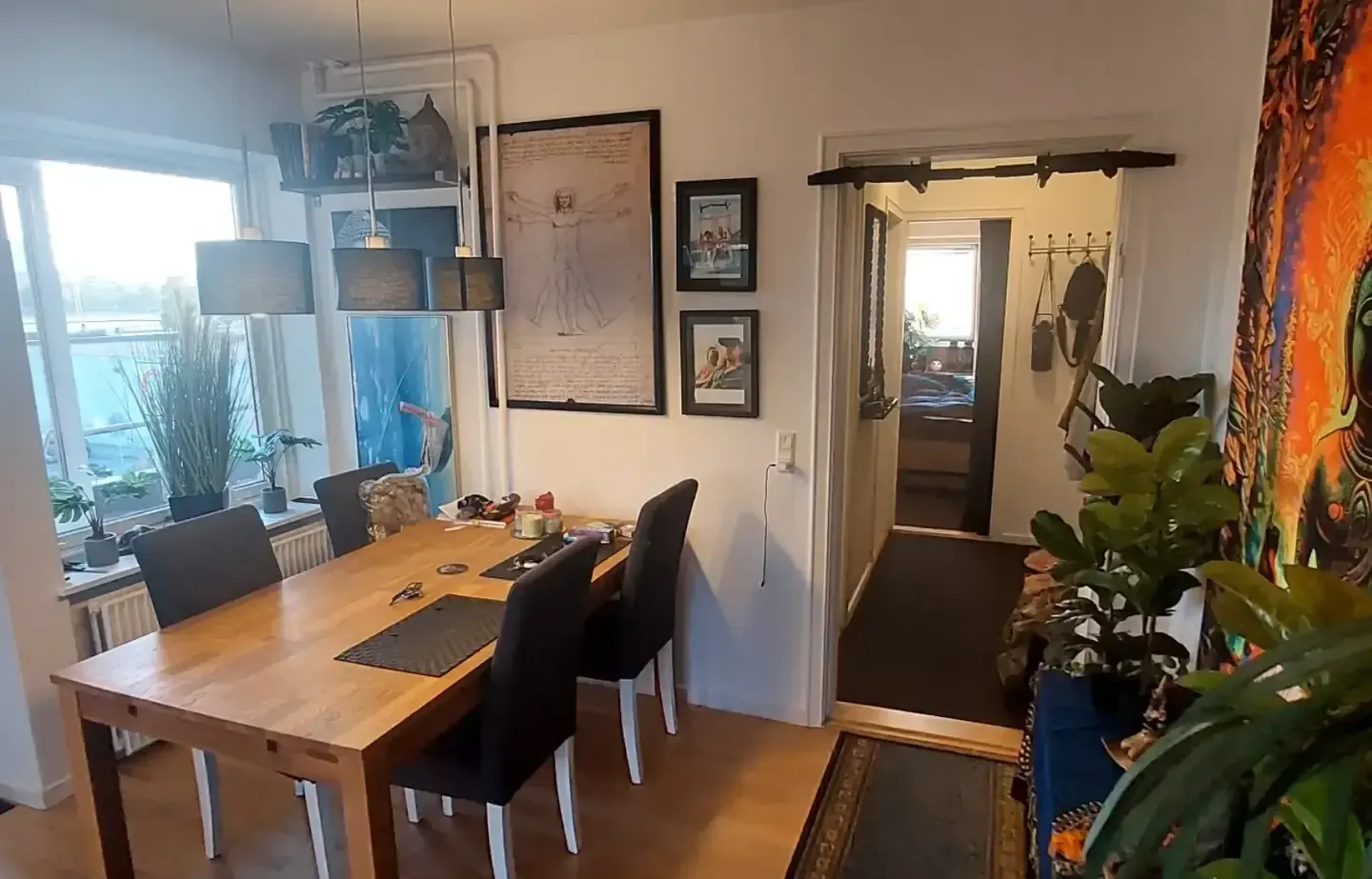 Flot 2-værelses andelslejlighed med altan