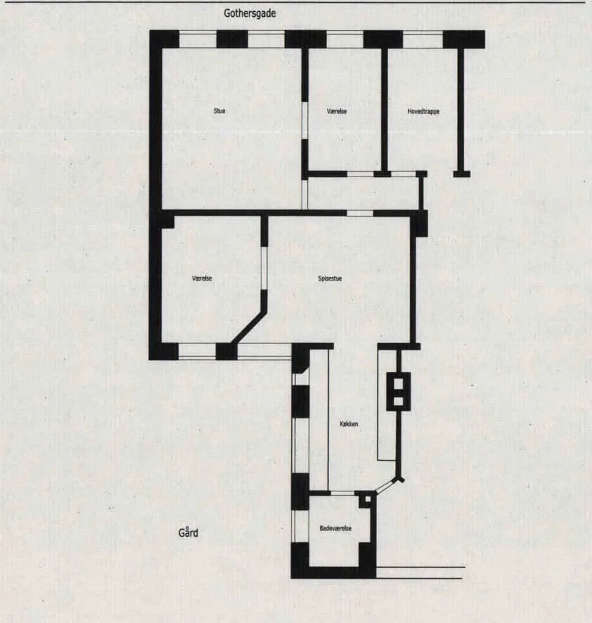 Andelsbytte: 117 m² ved Søerne, Kbh K – 4V m/altan