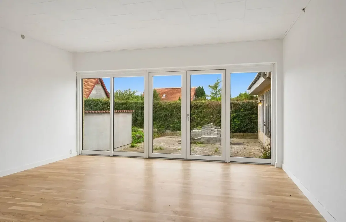 Stor andelsbolig på 164m2  med have og hjemmeværksted i smukke omgivelser