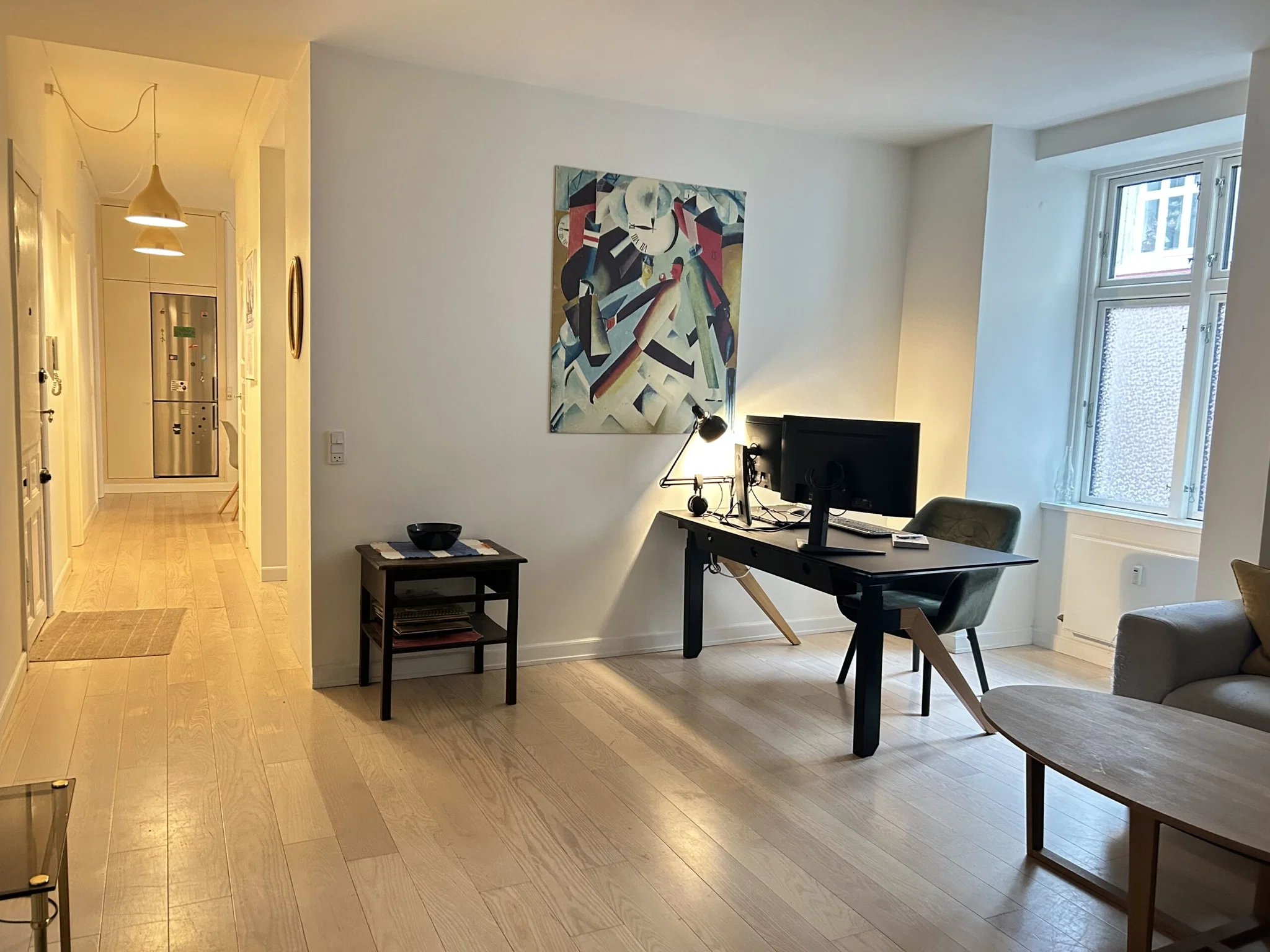 Familievenlig 3V bolig på 120kvm med privat baggård ved Assistens Kirkegård!