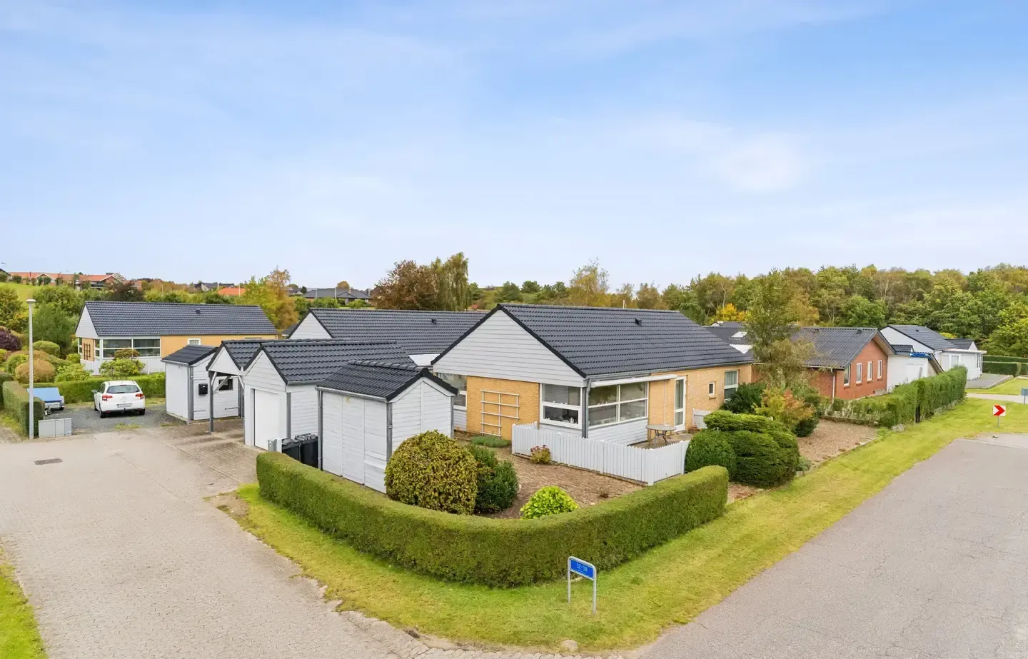 Velindrettet rækkehus med lav boligydelse