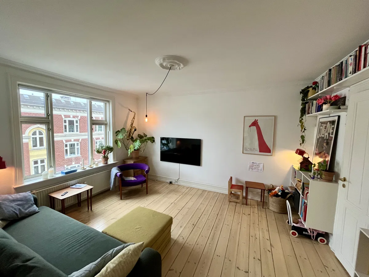 Lys 2v med altan og køkken-alrum på Østerbro