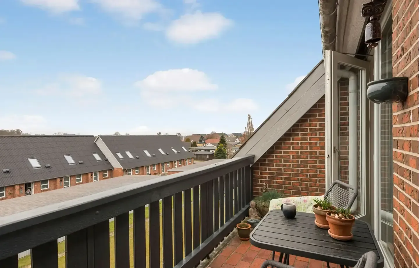 Centralt beliggende andelsbolig med altan i Galten