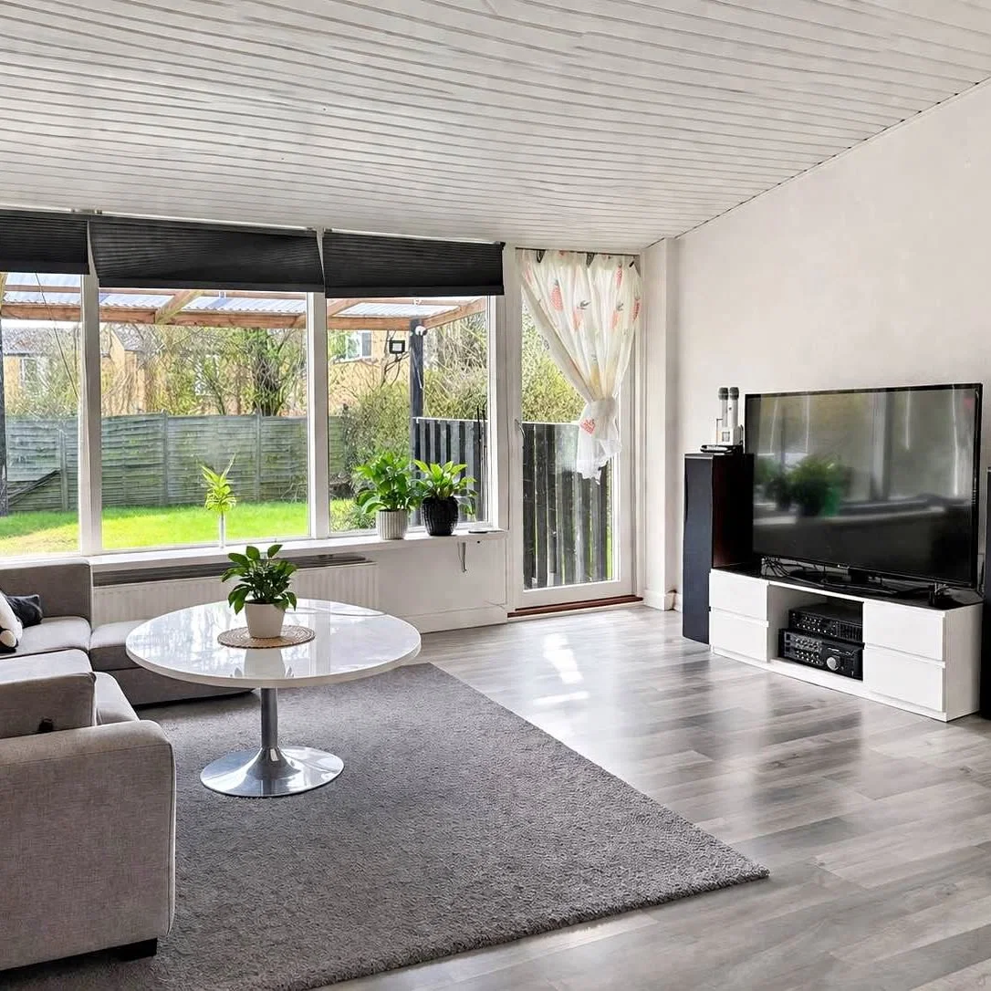 100 m² andelsbolig med have i Munkebo – pris 145.000 kr