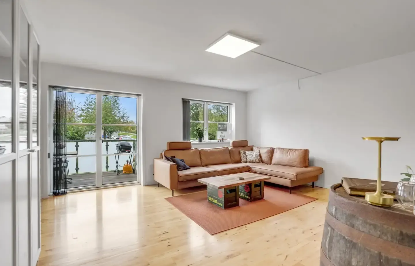 Renoveret andelsbolig med sydvendt altan