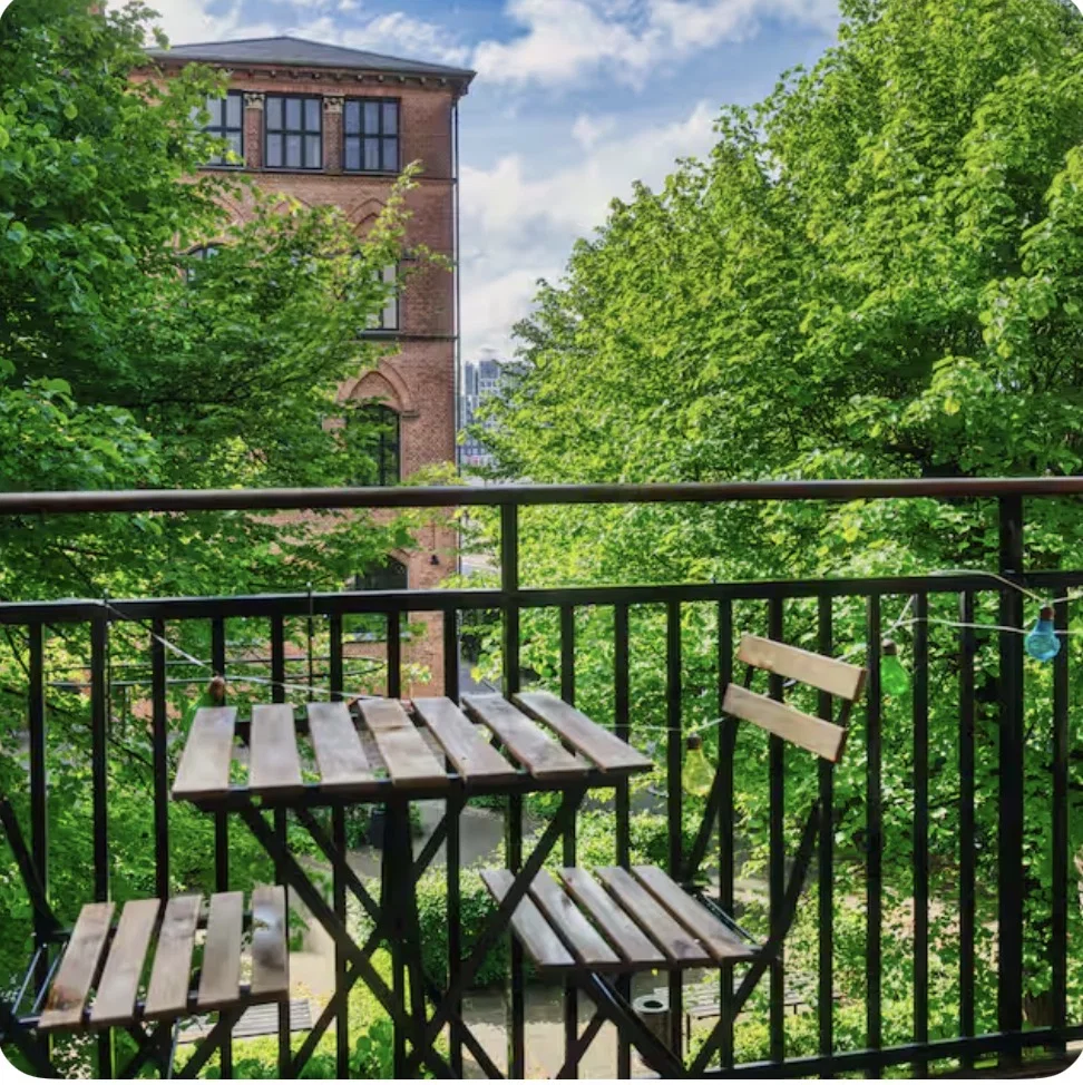 4-v andel med køkken/alrum og stor altan tæt på København H