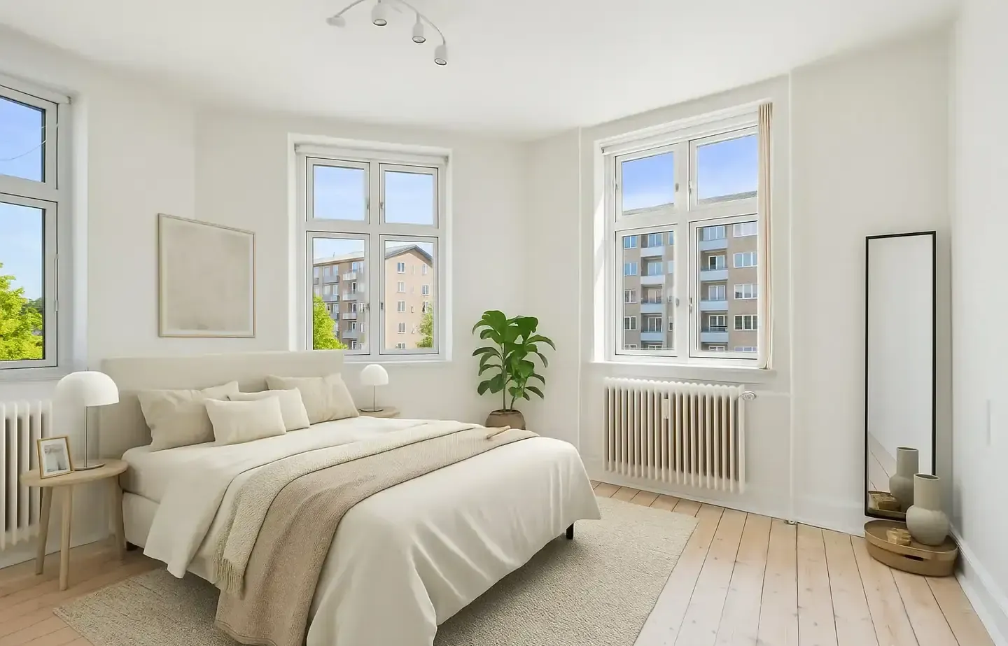 Moderne kvalitets-lejlighed i sund forening