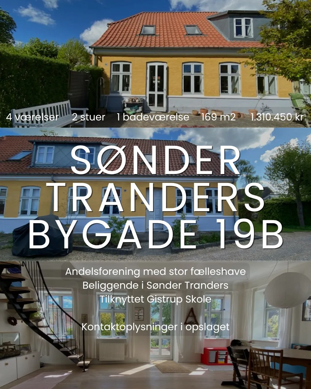 Stor lys Andelsbolig beliggende i Sønder Tranders ved Hospitalsbyen og AAU campus.