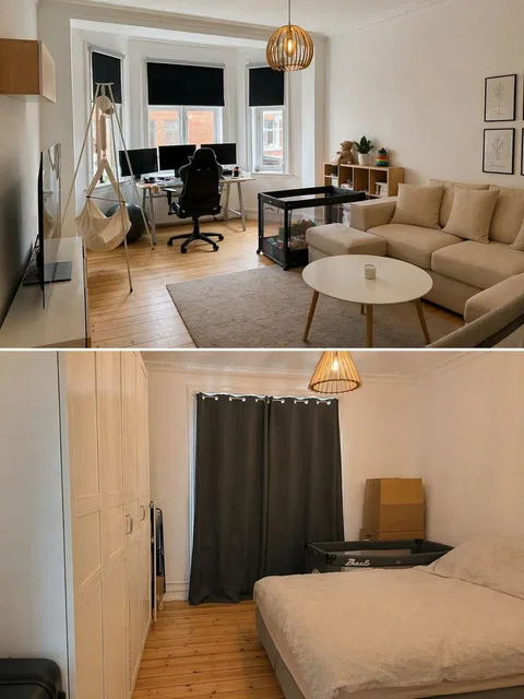 renoveret 3v, med altan på frb.