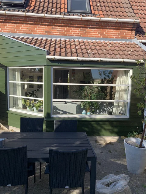 Rækkehus med have i Veksø. Søger andel på Østerbro eller Nørrebro.