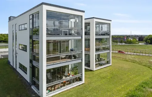 Unik andelslejlighed med kæmpe terrasse