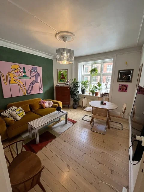 Billig 2V andelslejlighed på Nørrebro BYTTES til større