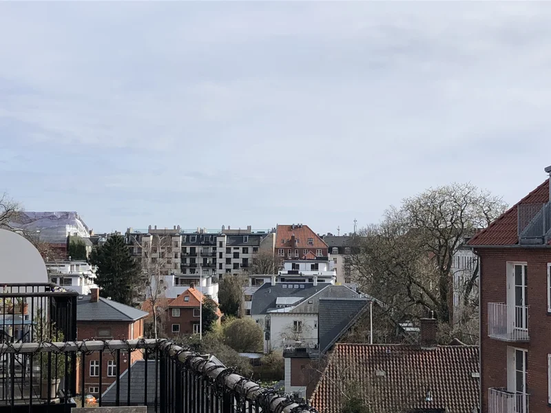 Solrig andel med sydvendt altan