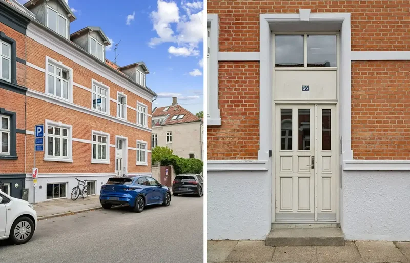 Charmerende og moderniseret 2-plans andelsbolig på 140 m² i hjertet af Ø-gaderne