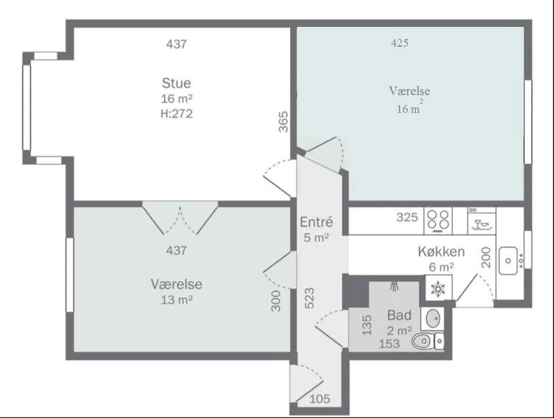Bytte: 3V andel 87 m² ved Nørrebroparken