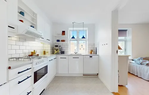 Charmerende andelsbolig med parkudsigt