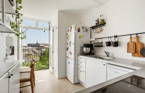 Delevenlig 3-værelses andelsbolig på Frederiksbjerg