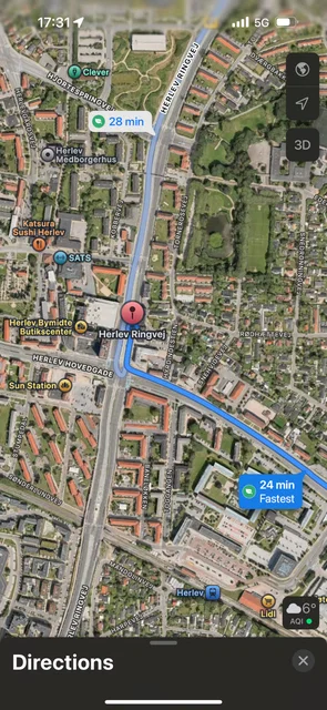 2 værelses i Herlev med have