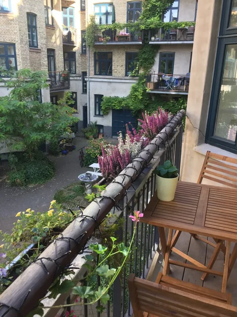 Skøn 2V-andel i Vesterbros smukkeste gade