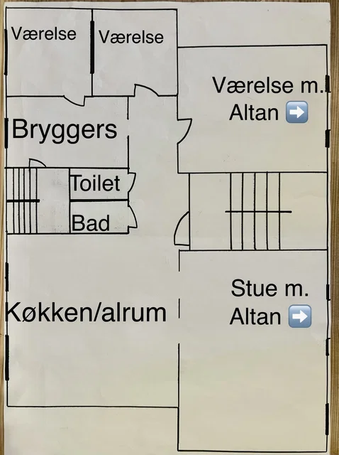 Lys og rummelig, 2 altaner