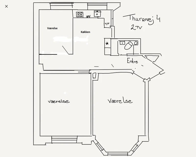 Andelsbolig på Frb byttes til noget større i københavnsområdet