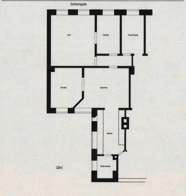 Andelsbytte: 117 m² ved Søerne, Kbh K – 4V m/altan