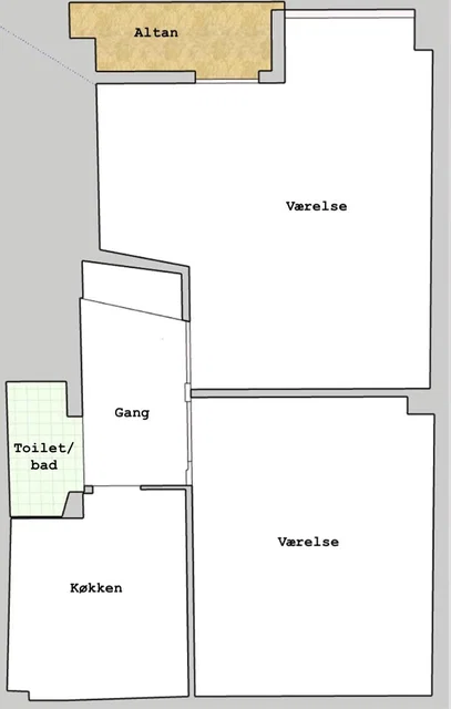 4V 114m2 med Altan og Lav Ydelse