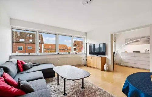 Indbydende aktielejlighed centralt beliggende i midtbyen