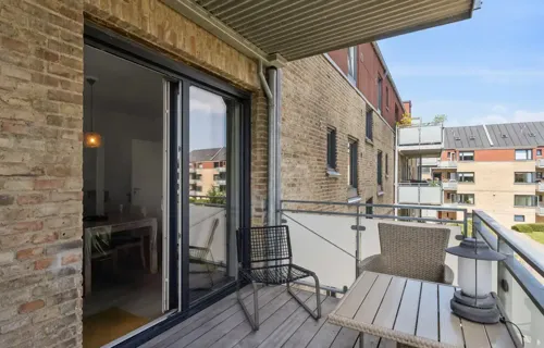 3-værelses lejlighed i Kærby med kæmpe østvendt altan og mulighed for leje af garage