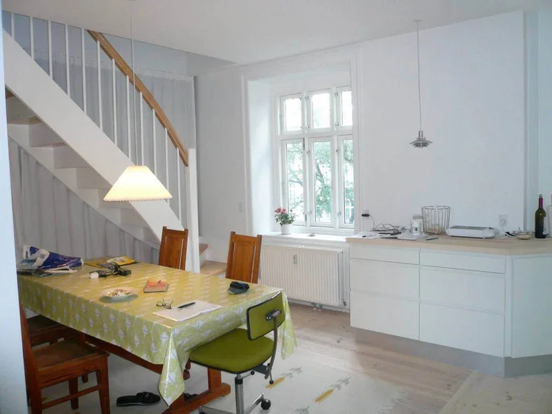 125 m2 duplex m. altan i Indre Frederiksberg byttes