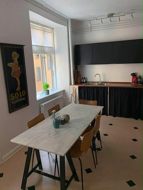 3-værelses andel med altan på Rømersgade, Kbh K – 56 m²