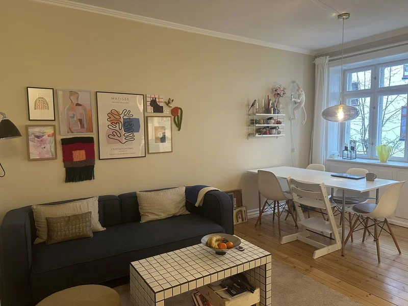 Indflytningsklar lille 3’er på det gamle Bryggen