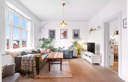 Charmerende 3-værelses andelslejlighed på Strandvejen