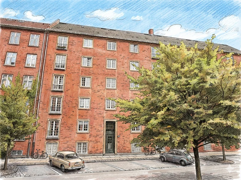 4-værelses lejlighed tæt på Lindevangsskolen på Frederiksberg