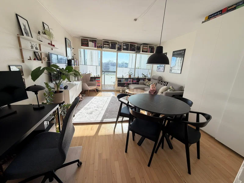 Lys 1,5-vær. andelslejlighed med altan, 57 m², Næstved